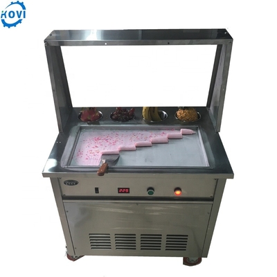 Pan Fried Pan Fried Mini Ice Cream Roll Ice Cream Maker Machine Thai Mesin Ais Krim Goreng Goreng